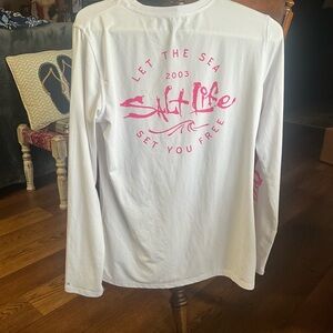 Salt life medium LS T-shirt